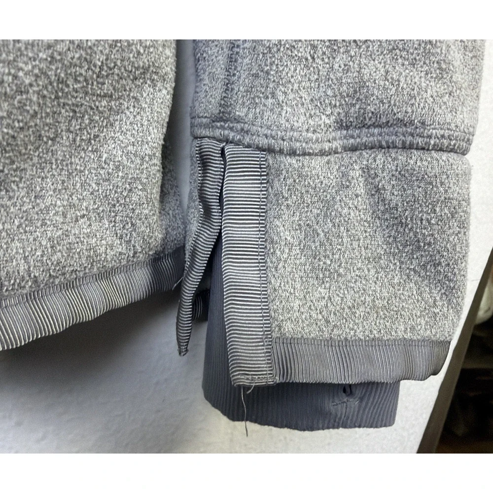 Ivivva Lululemon Fleece Jacket Girls 14 coat athletica athleisure gray snap